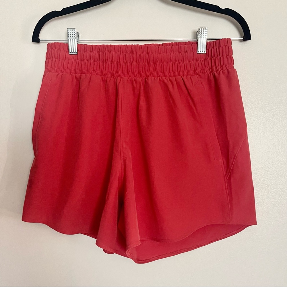 Women’s Under Armour Red Shorts — 5 Inches